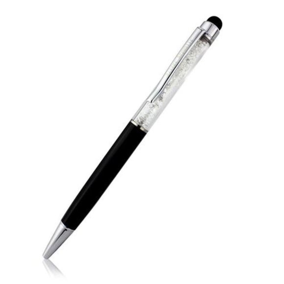 2-in-1 Crystallized Pen Stylus with 2 Refills NEW - Picture 4 of 6